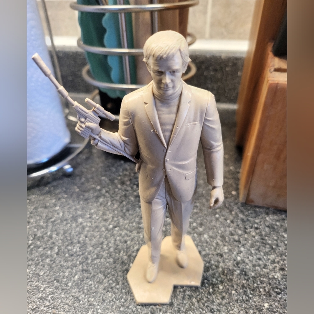 RARE MARX 1966 Illya Kuryakin Man From U.N.C.L.E. Uncle Grey Version Figure